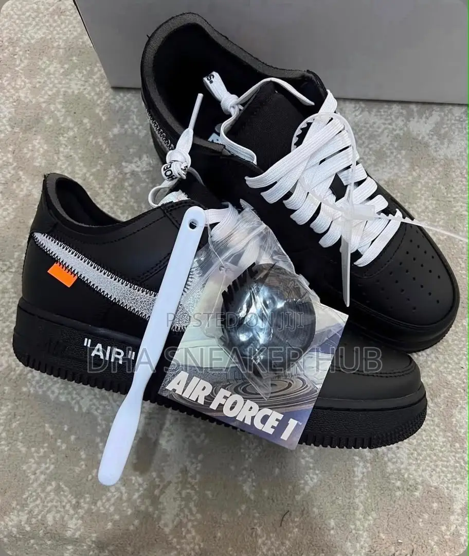 Unique Airforce 1 Black Fashion Sneakers