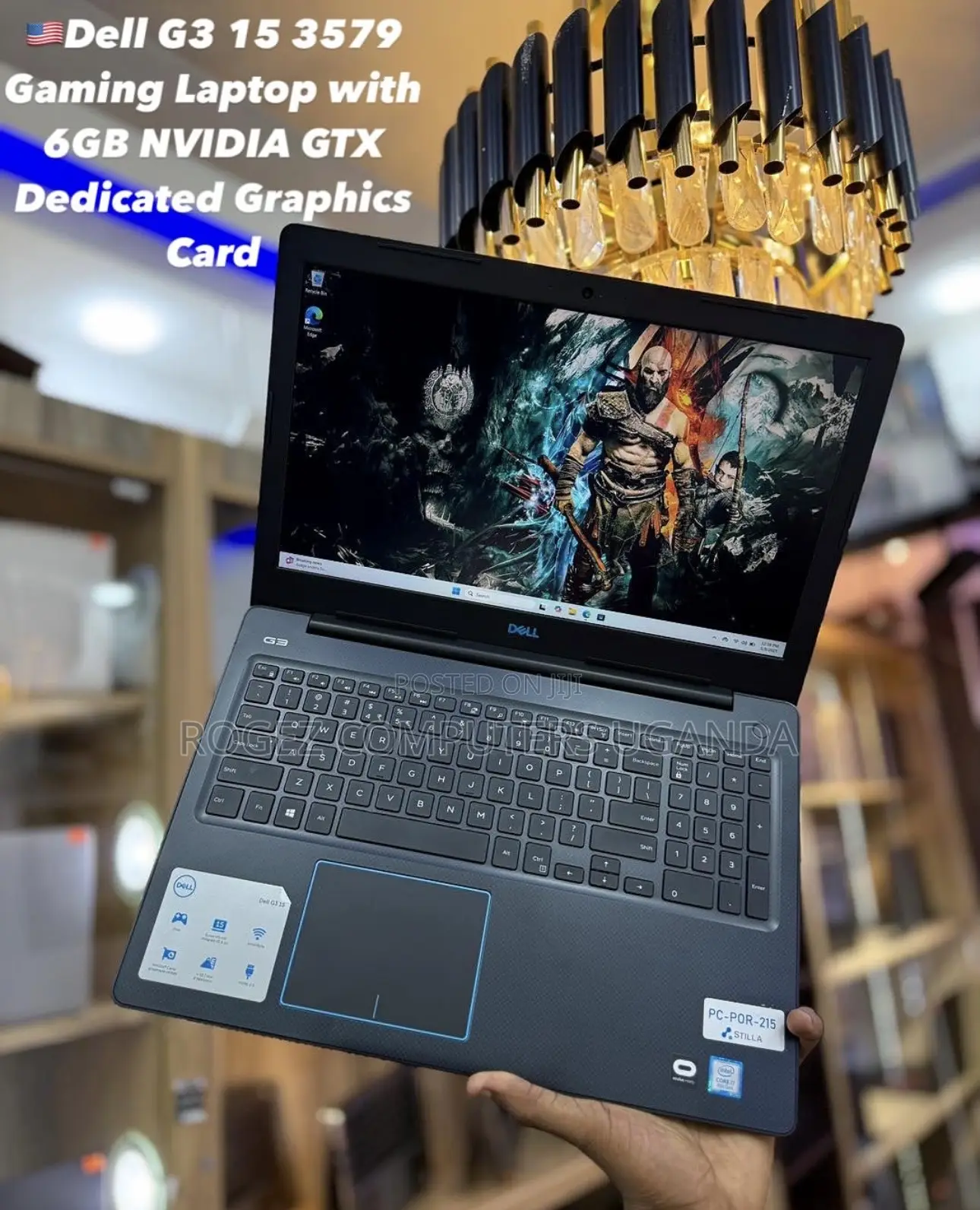 New Laptop Dell G3 15 3590 16GB Intel Core i7 SSD 512GB