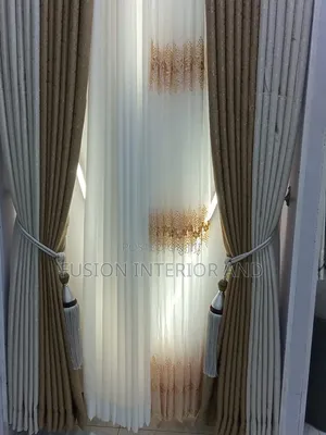 Elegant Dubai Curtains With Premium Sheers
