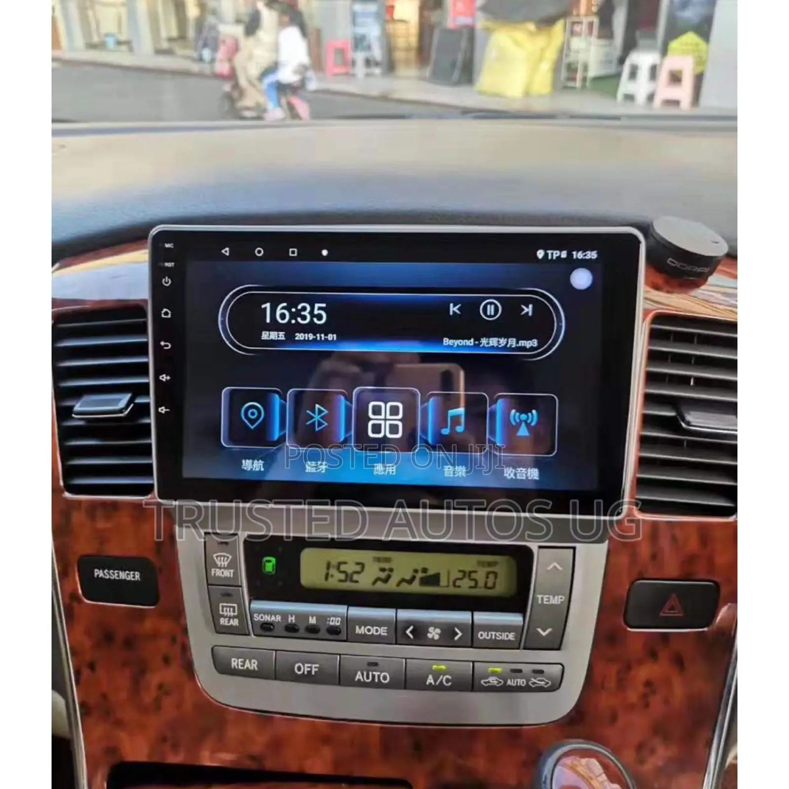 Original Android Radio for Toyota Alphard Kev109