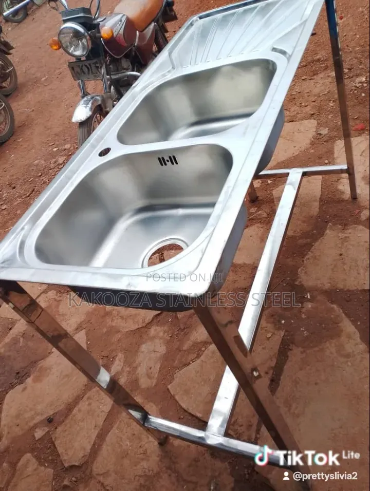Commercial Stainless Sink Double Bowl