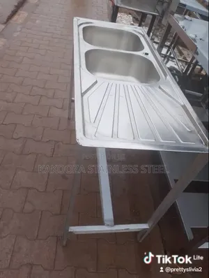 Commercial Stainless Sink Double Bowl