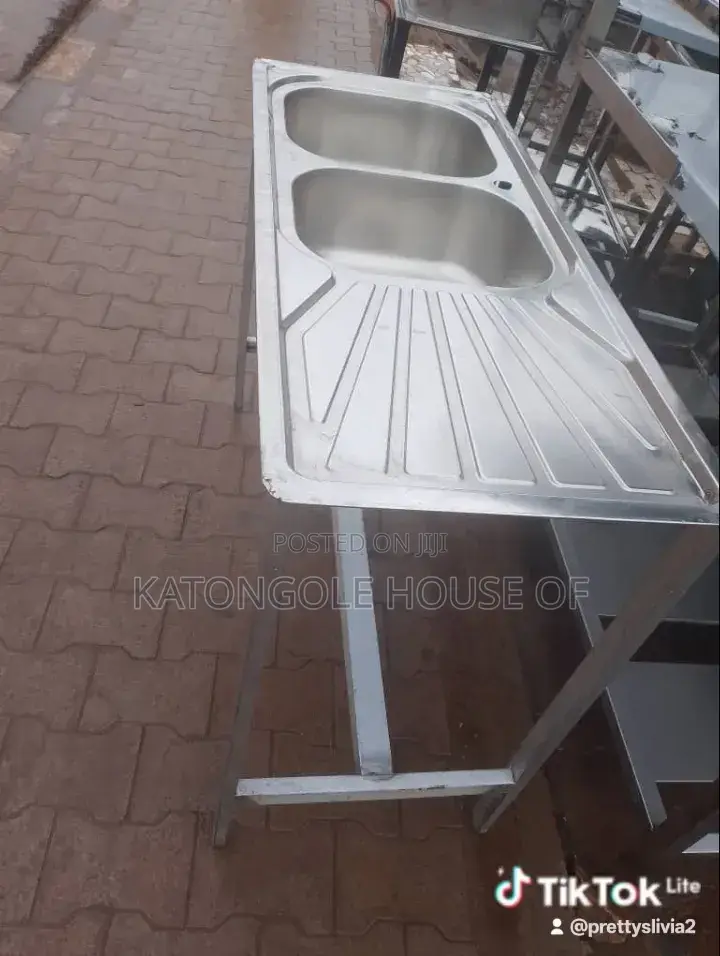 Commercial Stainless Sink Double Bowl