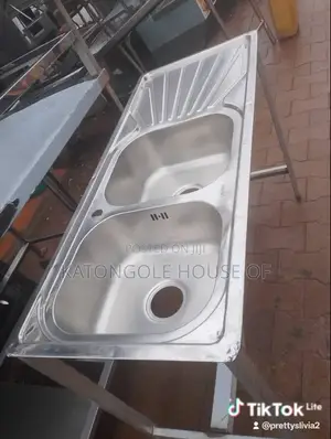 Commercial Stainless Sink Double Bowl
