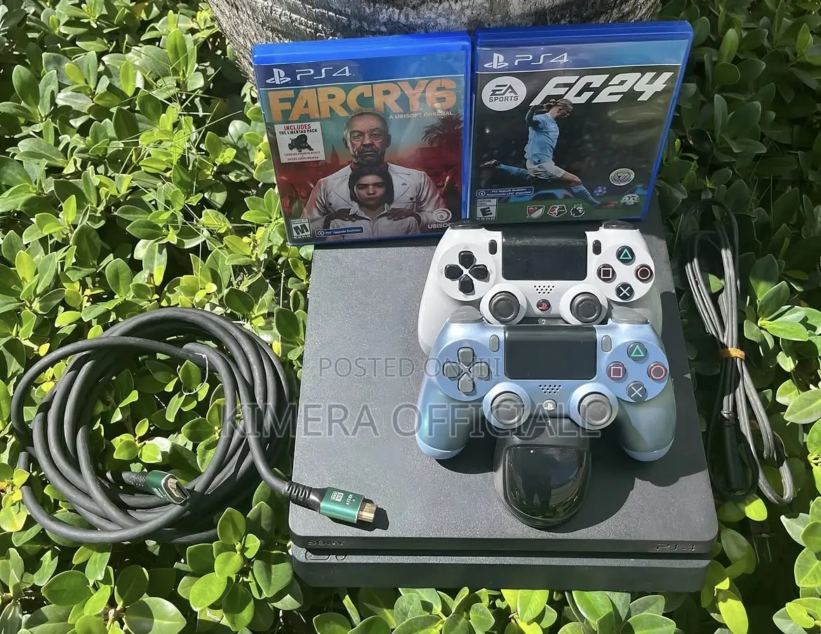 PS4 Slim With 12 Games, 2pads. Beat the Traffic, Stay In.