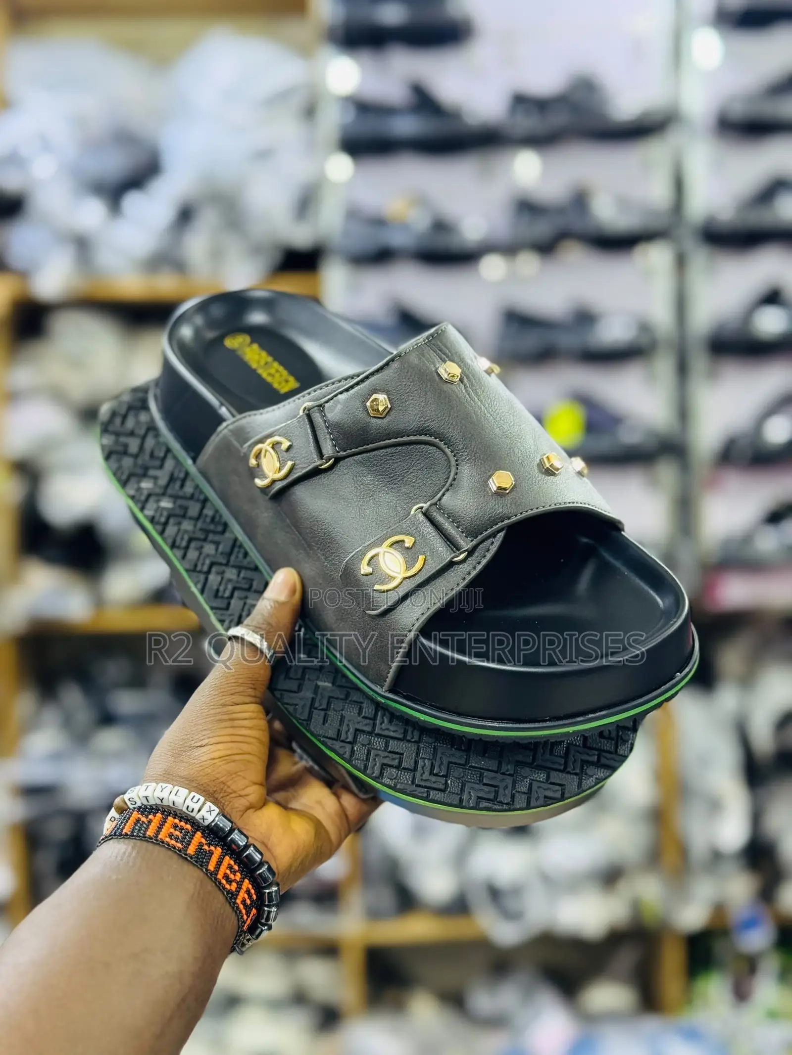 Men's Platform Slide Sandal