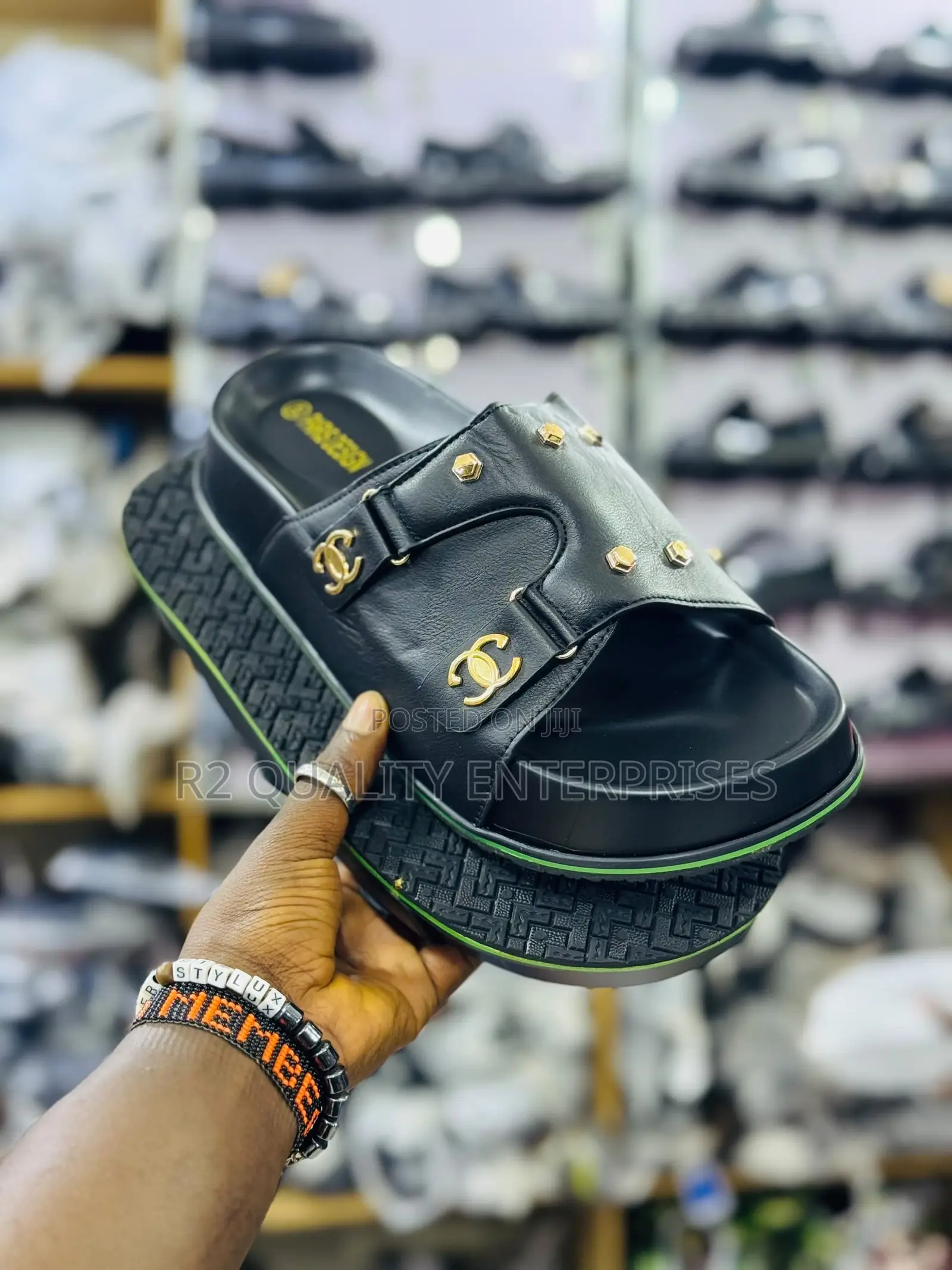 Men's Platform Slide Sandal