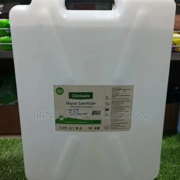 20 LTR Jerycan of Clinisafe Sanitizer.