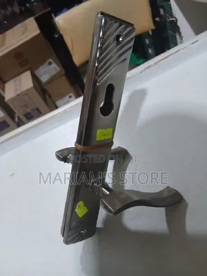 Stainless Steel Mortise Door Lock Set a Polished Silver Finish