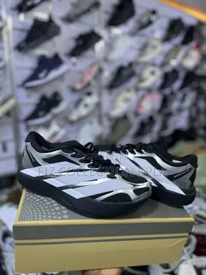Adidas Adizero Black Silver Running Sneakers Lightweight Shoes