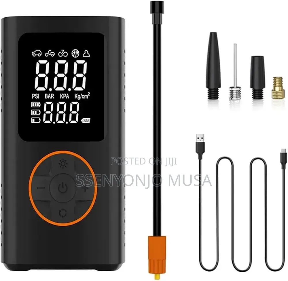 Green Lion GTI-01 Portable Rechargeable Air Compressor Tyre Inflator
