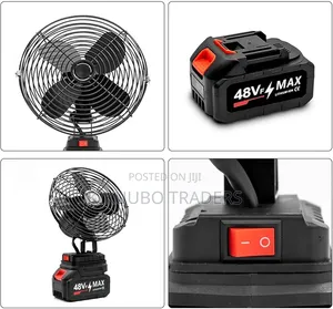 Portable Fan With Power Full Motor, Camping Fan, Rechargeable Fan