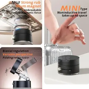 Magnetic Vacuum Phone Holder With Strong Suction Cup