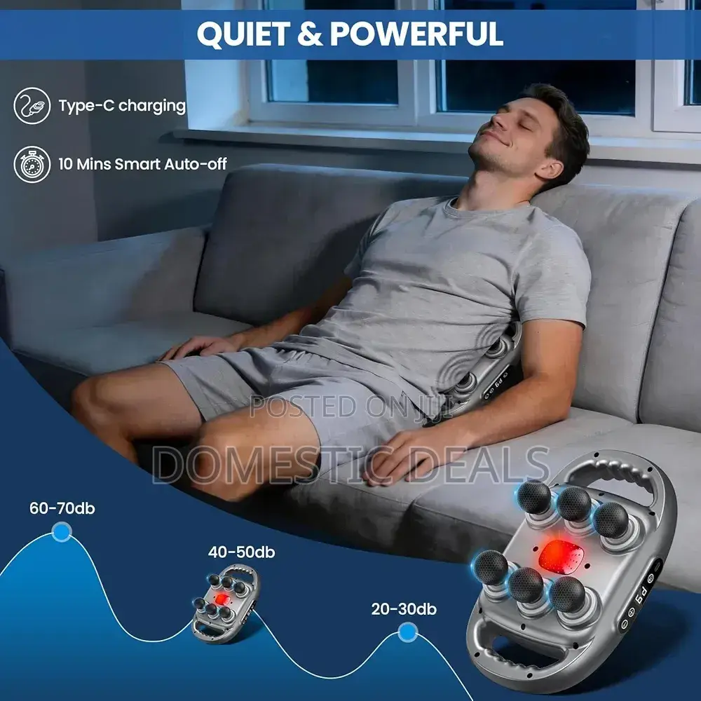 Massage Gun Deep Tissue 6 Heads,