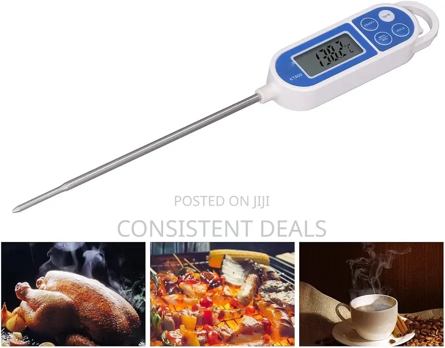 Meat Temperature Meter, Lightweight Waterproof Digital Thermometer