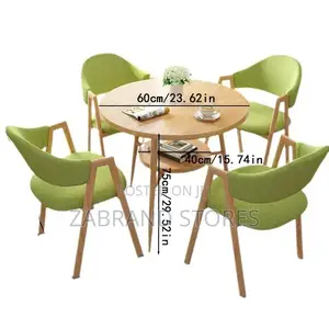 Round Balcony Table Set With 4 Seats