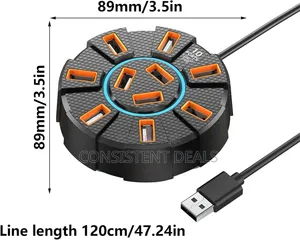 USB Docking Station Expansion Dock 10 Port USB Hubs