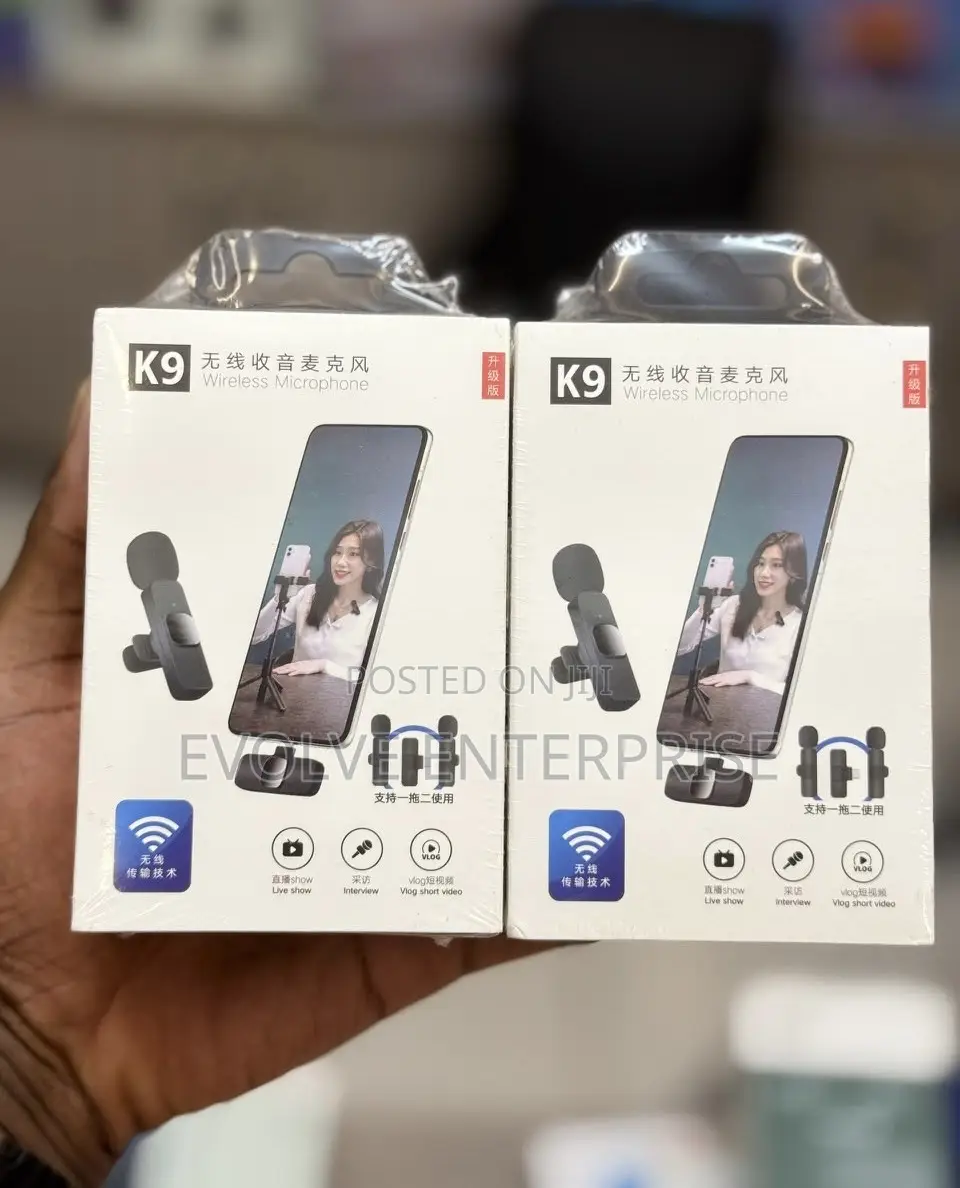 Dual Wireless Lavalier Microphone Plug and Play