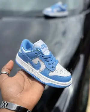 Nike Kids Dunk Low Blue White Sneakers