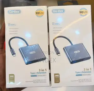Go Des 3in1 USB C Adapter to HDMI Output USB 3.0 Data Transfer