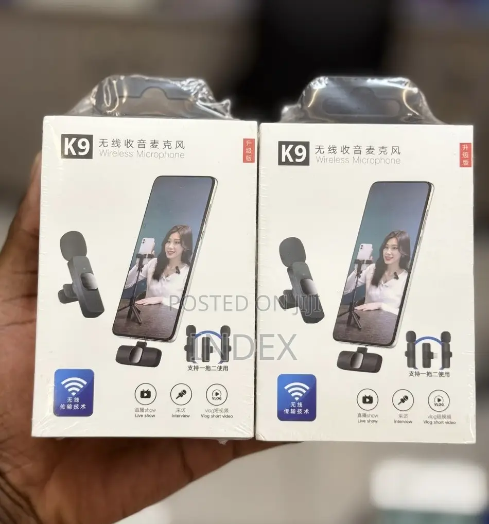 Dual Wireless Lavalier Microphone Plug and Play, No Need APP