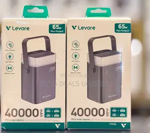 Levore 4000mAh 65W Portable Power Bank USB-C