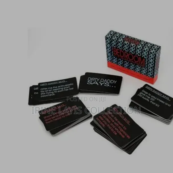Bedroom Commands" Adult Card Game for Couples.