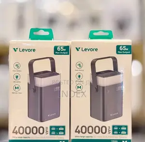 Levore 40000mah 65W Charging Portable Power Bank USB C Input Output
