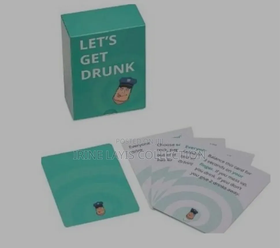 Let's Get Drunk" Adult Drinking Card Game,