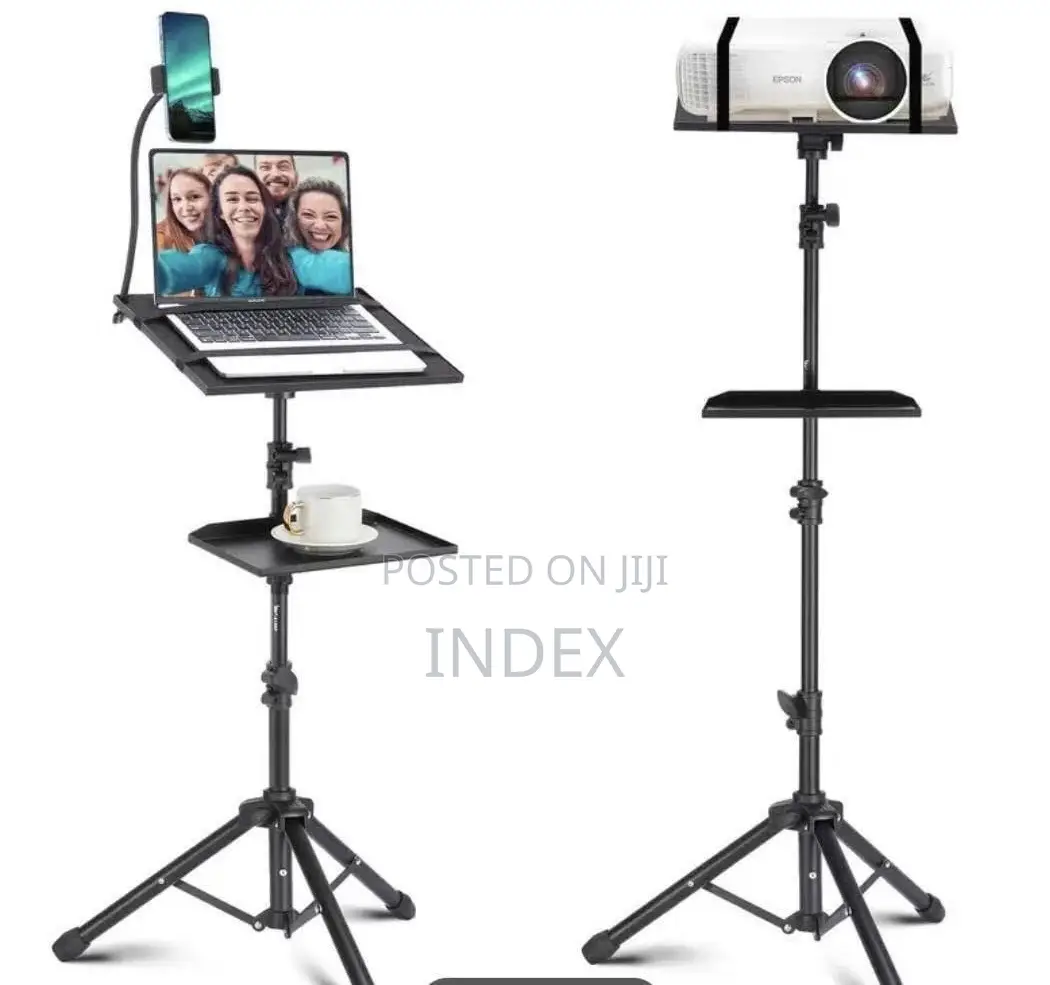 Laptop Projector Tripod Stand VS61, Adjustable Height 22 to 62 Inches