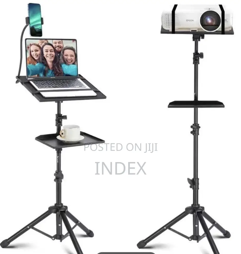 Laptop Projector Tripod Stand VS61, Adjustable Height 22 to 62 Inches