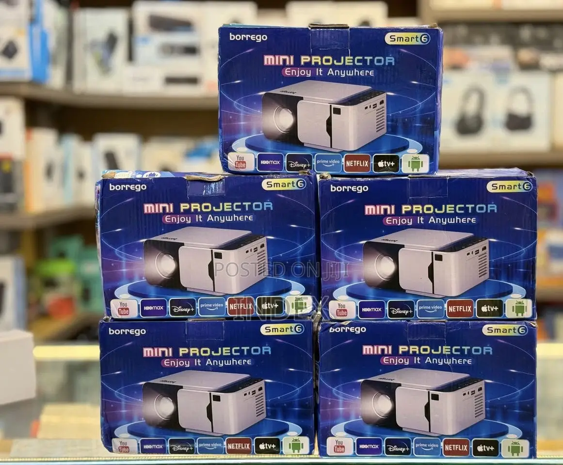 Borrego Smart 6 Mini Portable Android HD Projector