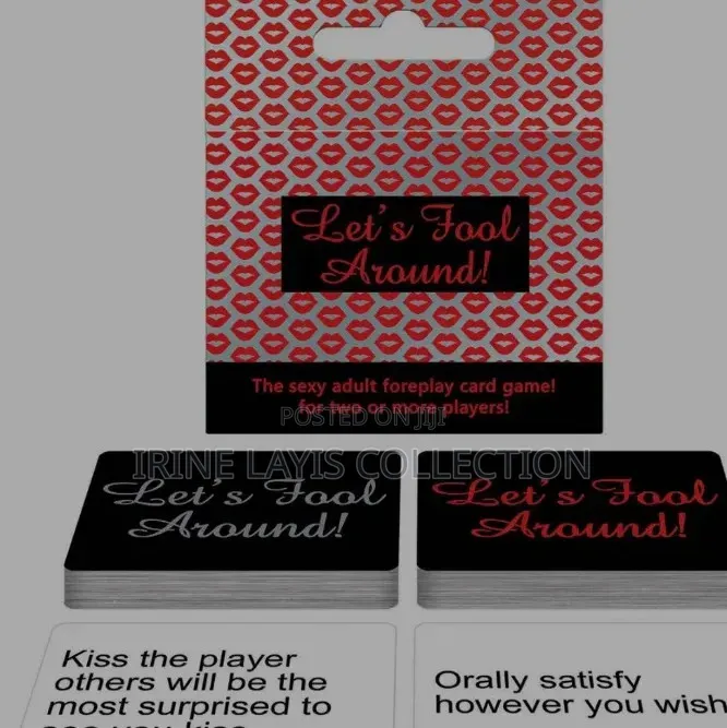 Let's Fool Around!" Card Game Adult Foreplay Game