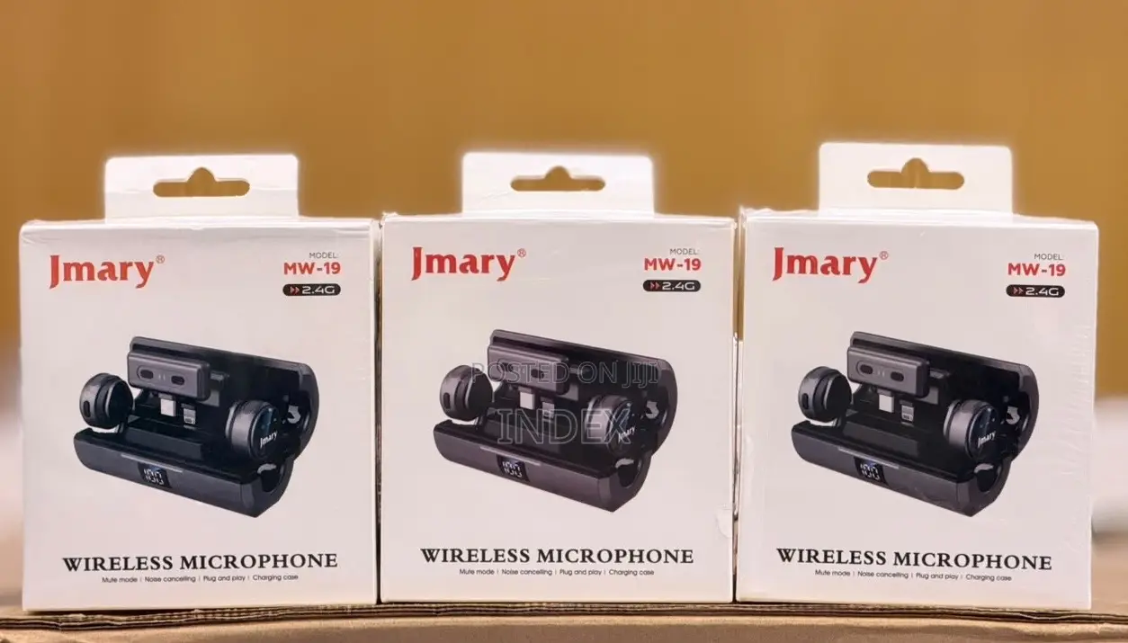 Jmary MW-19 Wireless Microphone 2in1 System Offers a Dual-Microphone