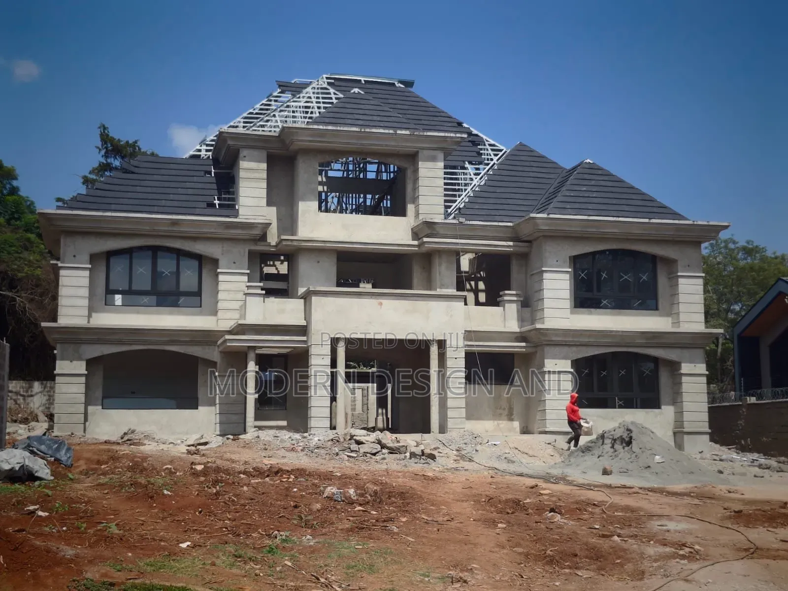 Engineering and Building of 7bedroom Mansion in Bwebaja