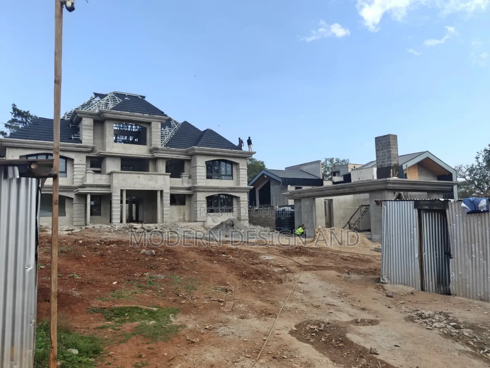 Engineering and Building of 7bedroom Mansion in Bwebaja