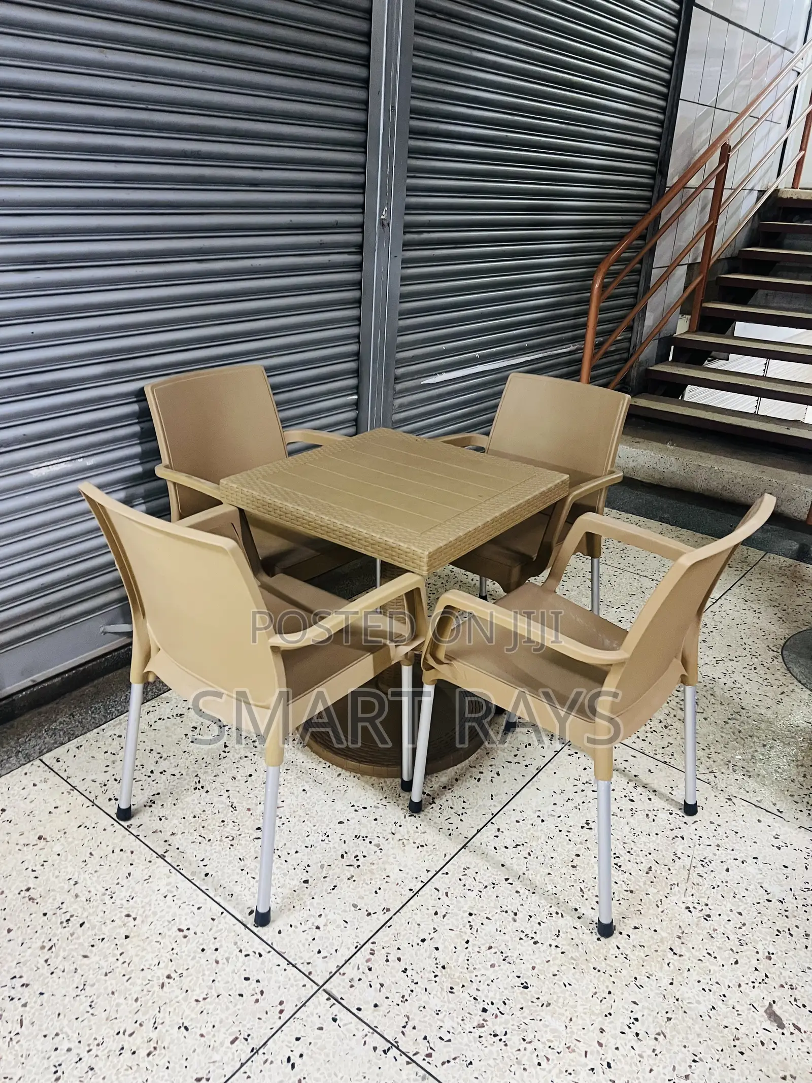 Portable Dining Plastic Table Set