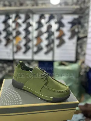 Clarks Premium Green Casual Shoes