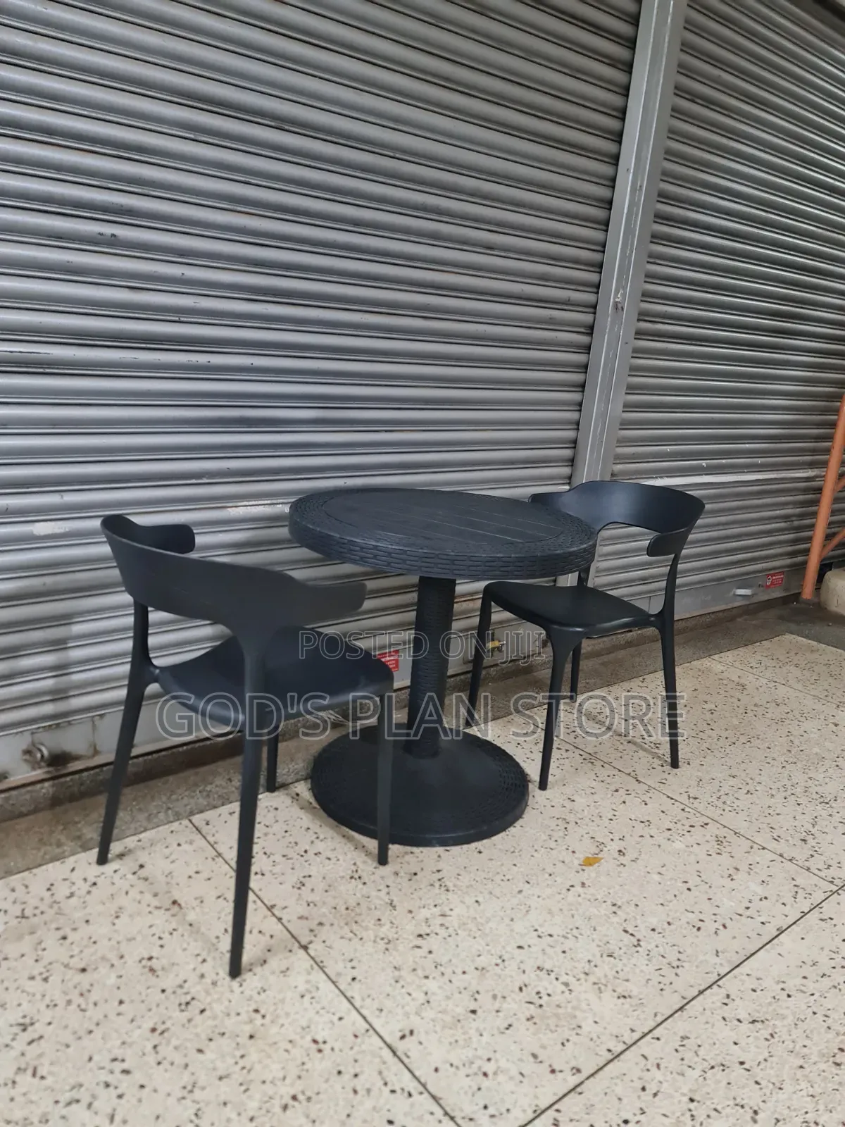 Exotic Black Dining Plastic Table and Chairs Plastic Table and Chairs