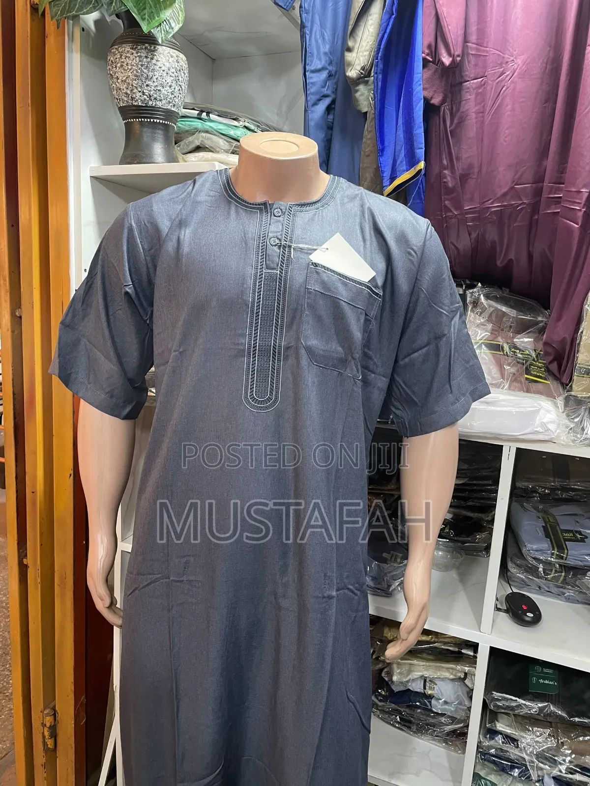 Cotton Short Sleeve Kanzu