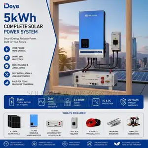 Complete 5kWh Solar Power System | 3kW Hybrid With All Accessories