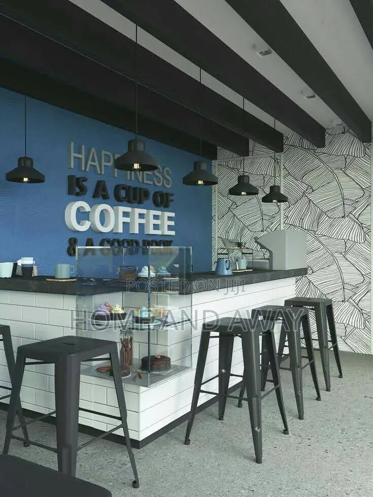 Coffee Bar Cafe Restaurant Setup Customization Services. Book Now.