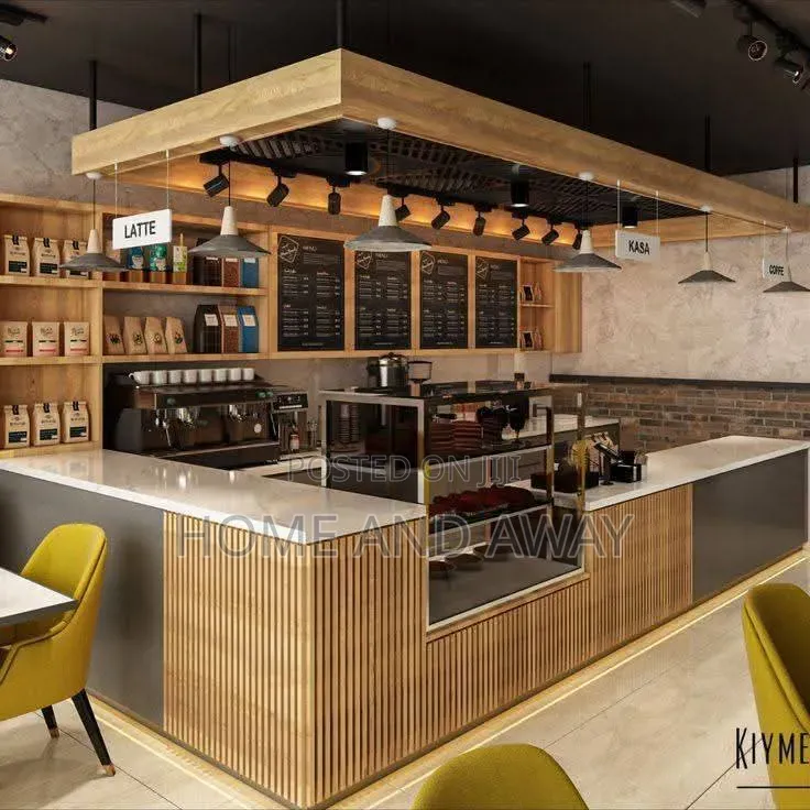 Coffee Bar Cafe Restaurant Setup Customization Services. Book Now.