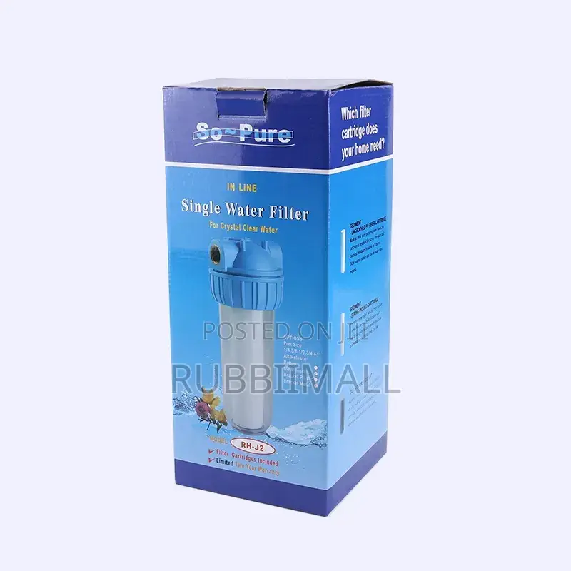 Single Water Filter ~ So Pure 10"