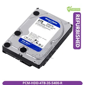 4TB 3.5" Desktop Hard Drive 5400RPM Refurbished