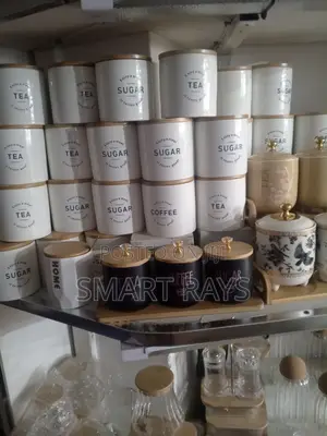 Coffee Sugar Tea Sets for Kitchen Storage (3pc)