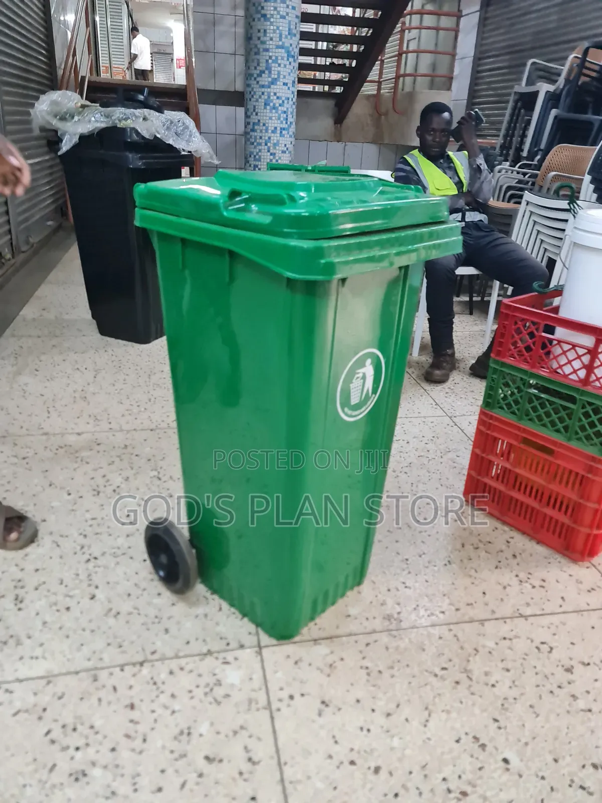 120litres Plastic Dust Bins Plastic Dust Bins _Greened