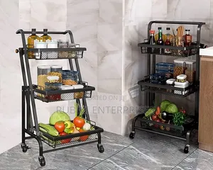 Foldable Kitchen Rack 3 Tier