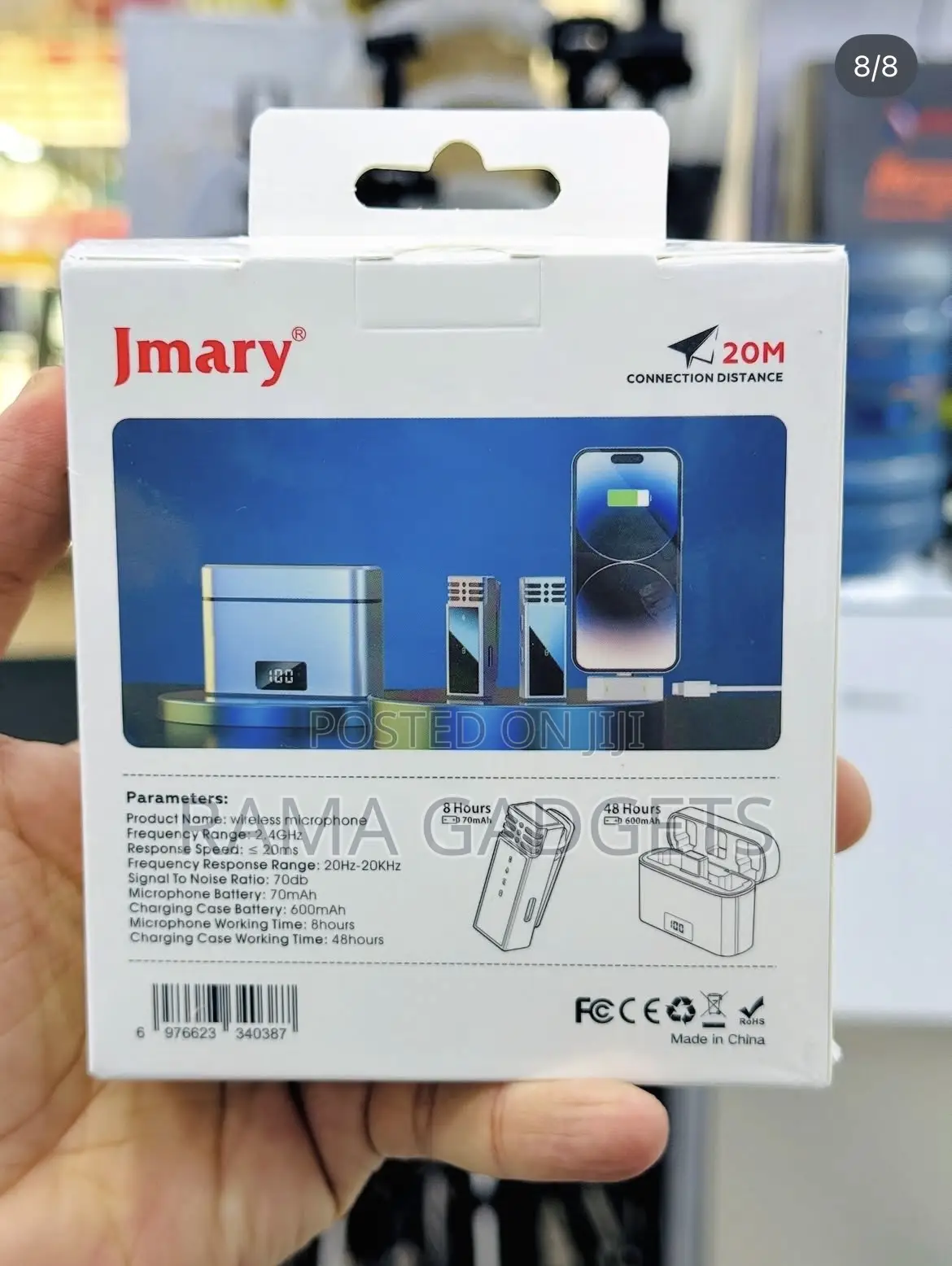 Jmary MW-15, a 2.4G Wireless Lavalier Microphone System