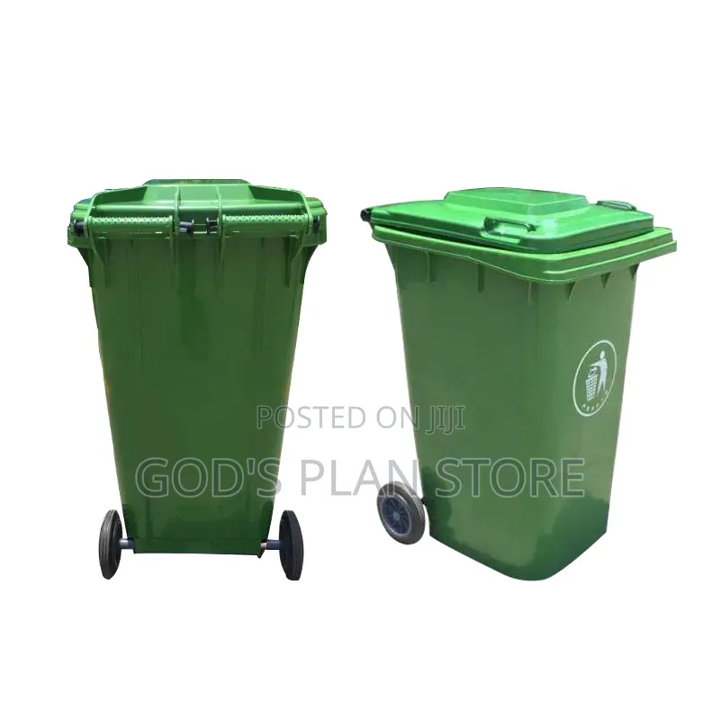 240litres Wheeled Garbage Bins Plastic Dust Bins